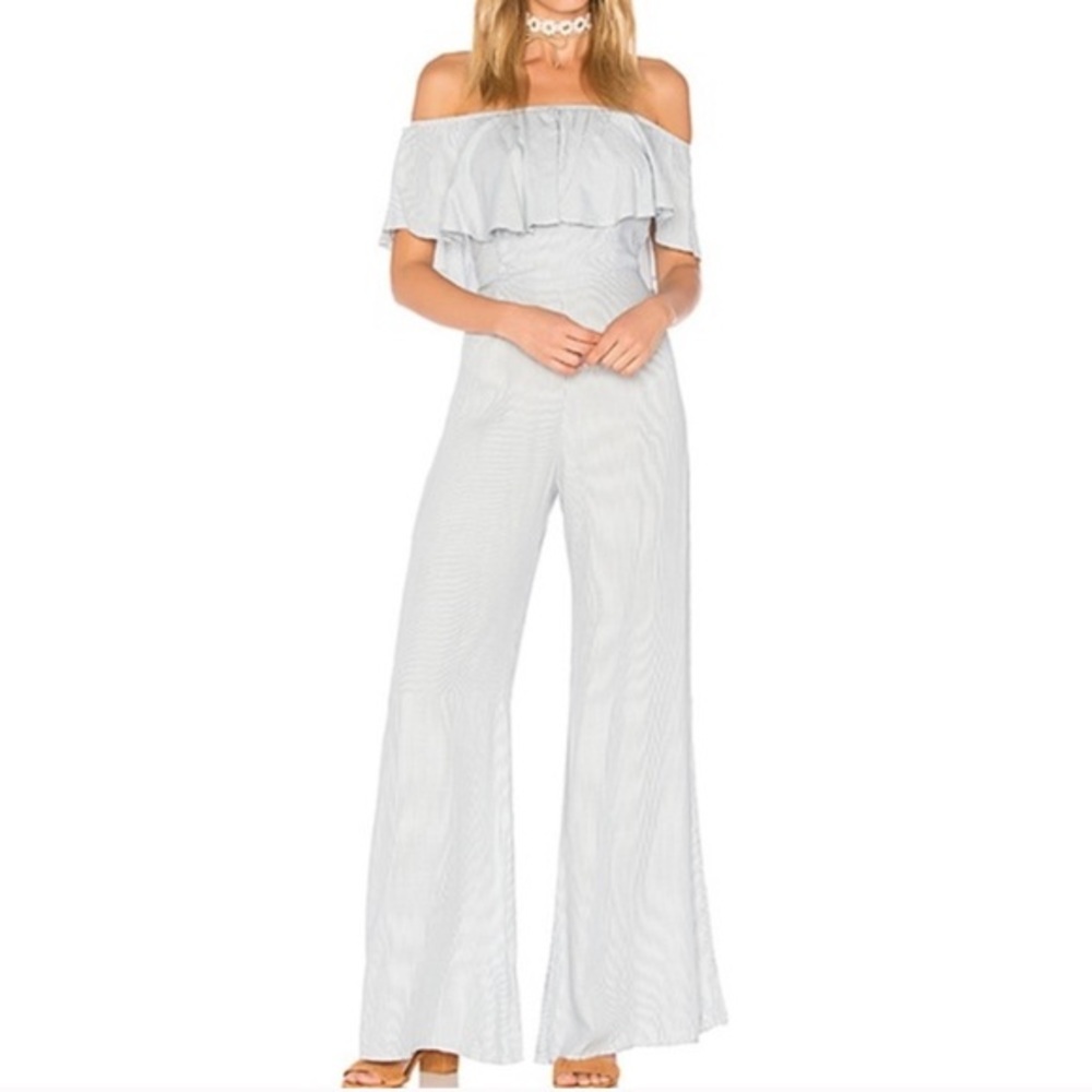 NWT Wildfox Harlow Jumpsuit Chambray